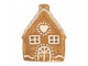 Dekorace perníková chaloupka Gingerbread Cott - 6*4*7 cm Clayre & Eef