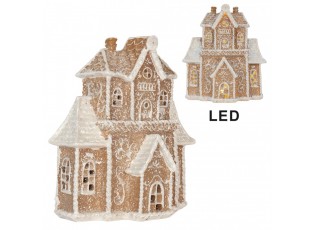 Perníková LED chaloupka Gingerbread Cotti - 18*9*20 cm