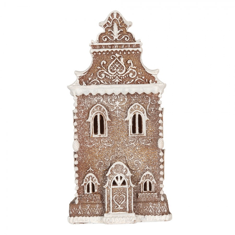 Perníkový LED domek Gingerbread Cotti - 17*15*35 cm Clayre & Eef Perníkový LED domek Gingerbread Cotti - 17*15*35 cm Clayre & Eef