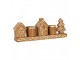 Keramický svícen perníkové chaloupky Gingerbread Cott - 21*4*8 cm Clayre & Eef