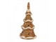 Perníkový stromek na čajovou svíčku Gingerbread Cott - 11*8*17 cm Clayre & Eef