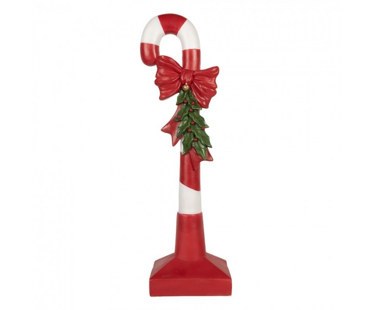 Vánoční veliká dekorace figurka cukrová hůl Candy Cane - 25*18*83 cm Clayre & Eef