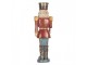 Modro-červená dekorace Louskáček Nutcracker - 7*6*21 cm Clayre & Eef