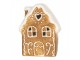 Perníková LED chaloupka Gingerbread Cott - 8*6*11 cm Clayre & Eef