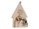 Béžová antik vánoční dekorace Betlém Nativity Scene - 16*6*21 cm Clayre & Eef