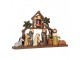 Hnědá vánoční dekorace Betlém Nativity Scene - 32*5*20 cm Clayre & Eef