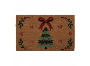 Vánoční kokosová rohožka se stromečkem Christmas Harmony - 75*45*1 cm