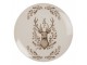 Porcelánový dezertní talířek s jelenem Gentle Wilderness - Ø 20*2 cm Clayre & Eef