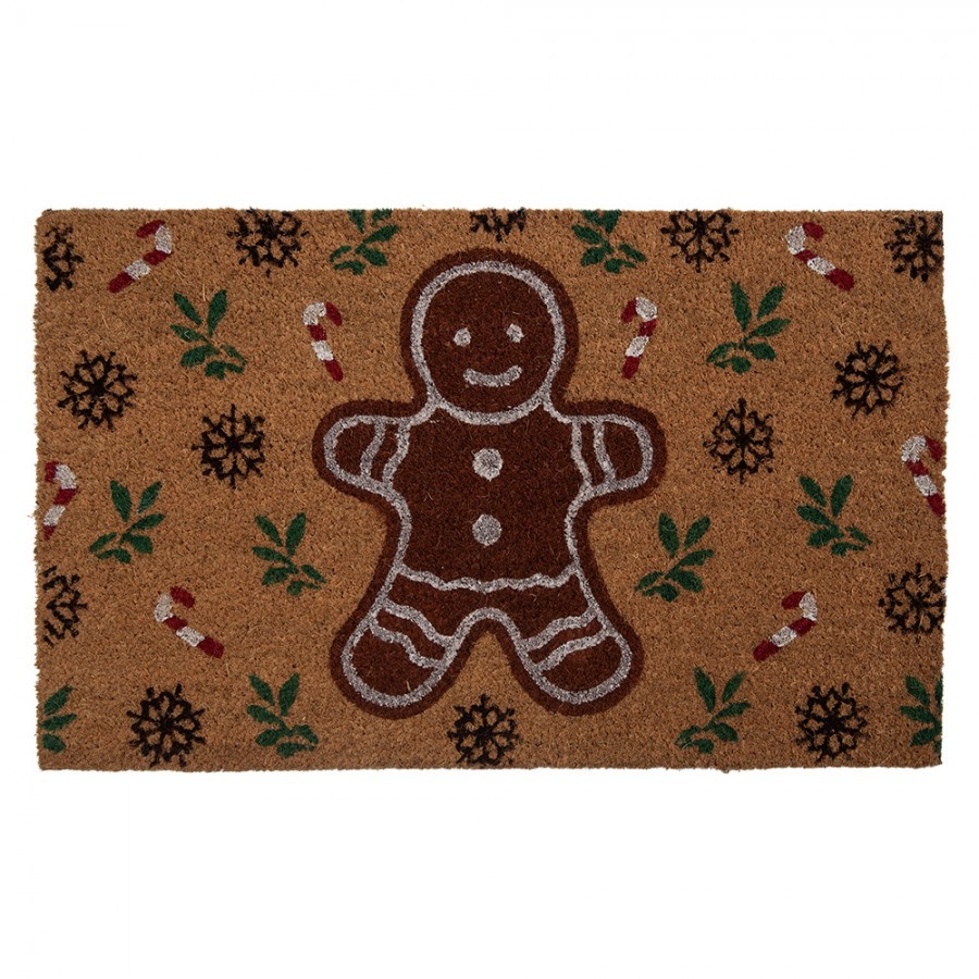 Kokosová rohožka s pernířkem Gingerbread Magic - 75*45*1 cm