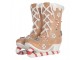 Hnědá perníková dekorace brusle Ice skates - 19*14*20 cm Clayre & Eef