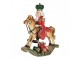 Vánoční dekorace Louskáček Nutcracker na houpacím koni - 24*8*31 cm Clayre & Eef