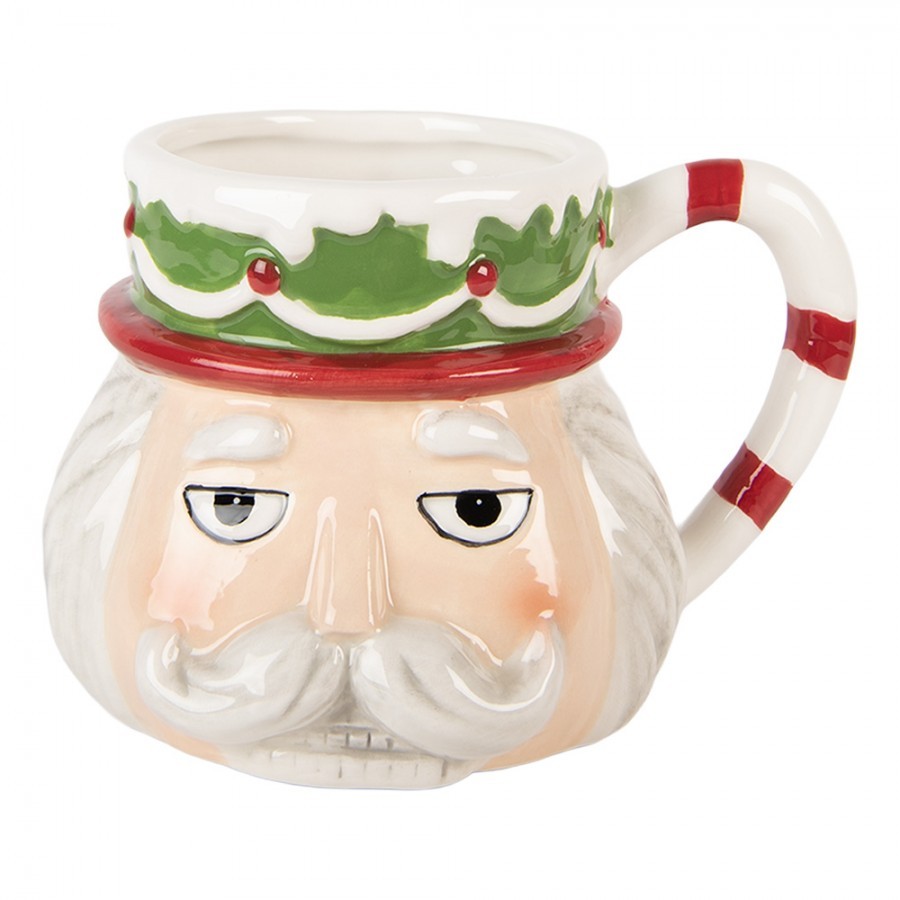 Keramický hrnek Louskáček Nutcracker - 15*12*11 cm / 550 ml Clayre & Eef Keramický hrnek Louskáček Nutcracker - 15*12*11 cm / 550 ml Clayre & Eef