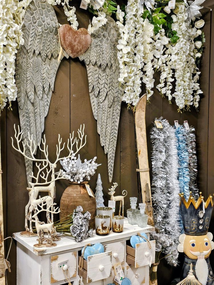 Zinková antik nástěnná dekorace andělská křídla Wings Angel - 79*6*113 cm Clayre & Eef Zinková antik nástěnná dekorace andělská křídla Wings Angel - 79*6*113 cm Clayre & Eef