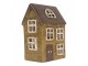 Zelený keramický domek na čajovou svíčku Lamont - 10*7*14 cm Clayre & Eef