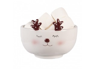Keramický hrnek s mističkou jelen ChrisMs - 12*12*18 cm / 250 ml / 250 ml