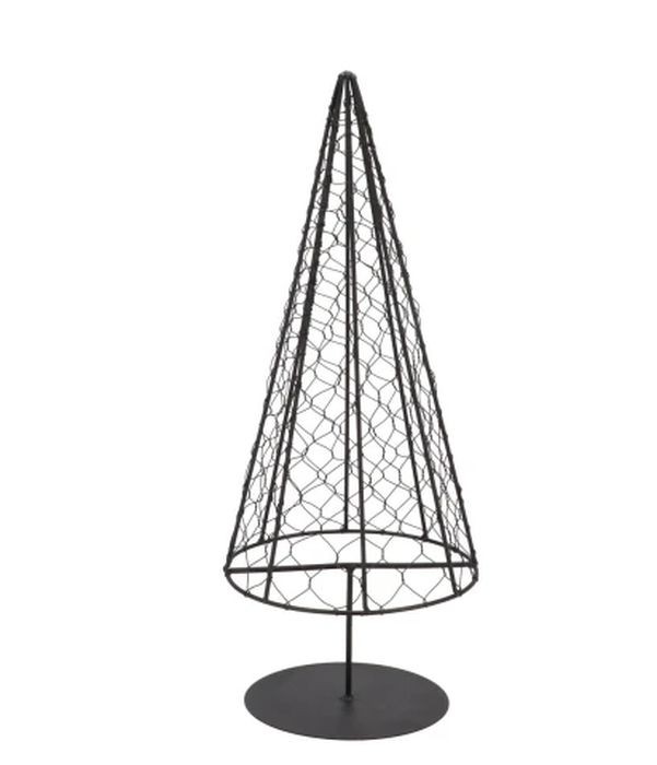 Černý antik kovový drátěný vánoční stromek Tree L - Ø 18*47 cm daan kromhout Černý antik kovový drátěný vánoční stromek Tree L - Ø 18*47 cm daan kromhout