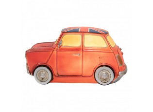 Dětská stolní LED lampička červené auto Fiat - 23*14*12 cm