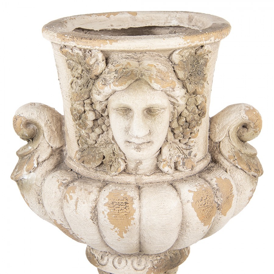 Béžový antik květináč v barokním stylu Baroque - 36*38*50 cm Clayre & Eef Béžový antik květináč v barokním stylu Baroque - 36*38*50 cm Clayre & Eef