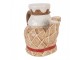 Hnědá keramická konvička Louskáček Nutcracker - 22*12*18 cm / 900 ml Clayre & Eef