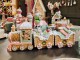 Barevný vánoční perníkový vláček Gingerbread Train - 45*12*19 cm Clayre & Eef