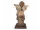 Béžová antik dekorace socha andílek Angel Vintage - 30*30*60 cm Clayre & Eef