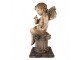 Béžová antik dekorace socha andílek Angel Vintage - 30*30*60 cm Clayre & Eef