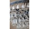 Černý antik lustr s kapkovitými krystaly Versailles - 90*59cm/ E14/ 40W Chic Antique