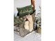 Zinkové antik kovové zdobené sáně Dreaming Christmas - 48*50*63 cm Chic Antique