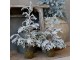 Zasněžený borovicový stromek se světýlky Pine Tree - 65 cm / 3xAA Chic Antique