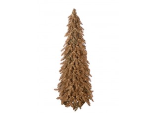 Bronzový vánoční smrkový stromek L - Ø 24*75 cm