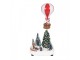 Hrací vánoční dekorace s LED světýlky Santa Claus - 17*13*15/18cm / 3xAA Clayre & Eef