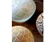 Modrá porcelánová miska s květy uvnitř Arés - Ø12*5,5 cm / 300ml Chic Antique