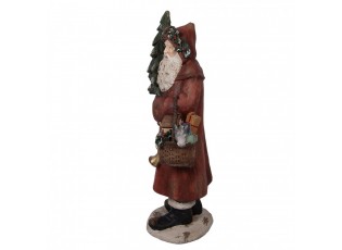 Veliká dekorativní figurka Santa Claus se stromkem - 39*30*93 cm