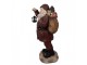 Veliká dekorativní figurka Santa Claus s dárky a lucernou - 37*39*82 cm Clayre & Eef