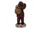Veliká dekorativní figurka Santa Claus s dárky a lucernou - 37*39*82 cm Clayre & Eef