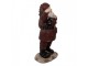Veliká dekorativní figurka Santa Claus s dárky a lucernou - 37*39*82 cm Clayre & Eef
