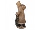 Veliká dekorativní figurka Santa Claus se stromkem - 38*30*90 cm Clayre & Eef