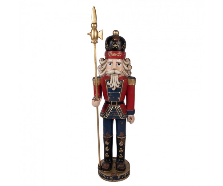 Velkoformátová dekorativní figurka Louskáček Nutcracker - 30*25*120 cm Clayre & Eef