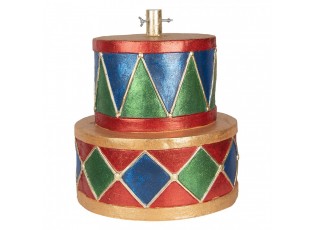 Stojan na vánoční stromek barevné bubny Drum - Ø 40*46 cm