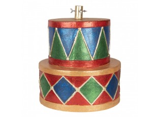 Stojan na vánoční stromek barevné bubny Drum - Ø 40*46 cm