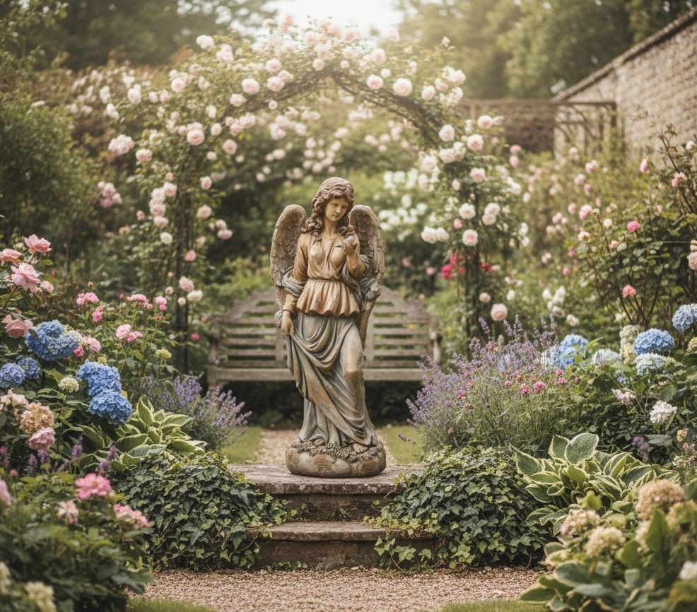 Béžová antik dekorace socha anděl Angel Vintage - 40*30*100 cm Clayre & Eef Béžová antik dekorace socha anděl Angel Vintage - 40*30*100 cm Clayre & Eef