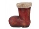 Vánoční dekorace santovo červená bota - 28*18*30 cm Clayre & Eef