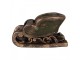 Vánoční dekorace zelené vintage sáně - 35*23*21 cm Clayre & Eef