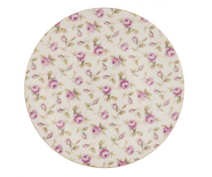 Talíř Tea Rose - Ø 26 cm Clayre & Eef