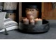 Dřevěný servýrovací podnos z mangového dřeva Tours - Ø55 * 15 Chic Antique