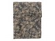 Tmavě šedý přehoz s listy Aix Vintage Quilt - 130*180 cm Chic Antique