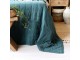Tmavě zelený přehoz s opraným vzhledem Aix Vintage Quilt - 240*240 cm Chic Antique