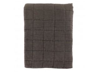 Mocca přehoz s opraným vzhledem Aix Vintage Quilt - 240*240 cm