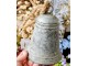 Zinkový antik veliký plechový zvonek se šňůrkou L - Ø 13*16 / 30 cm Sommerfield