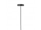 Hnědé skleněné závěsné světlo Mayson brown and black - Ø 23*18 cm/E27/40W Light & Living